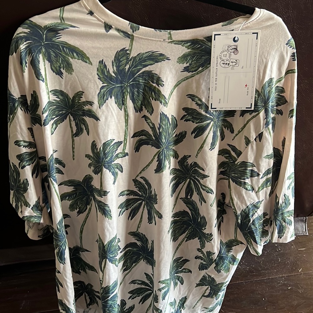 Brando palm tree casual shirt